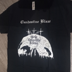 CLANDESTINE BLAZE - New Golgotha Rising T-SHIRT z NH, ROZMIAR M
